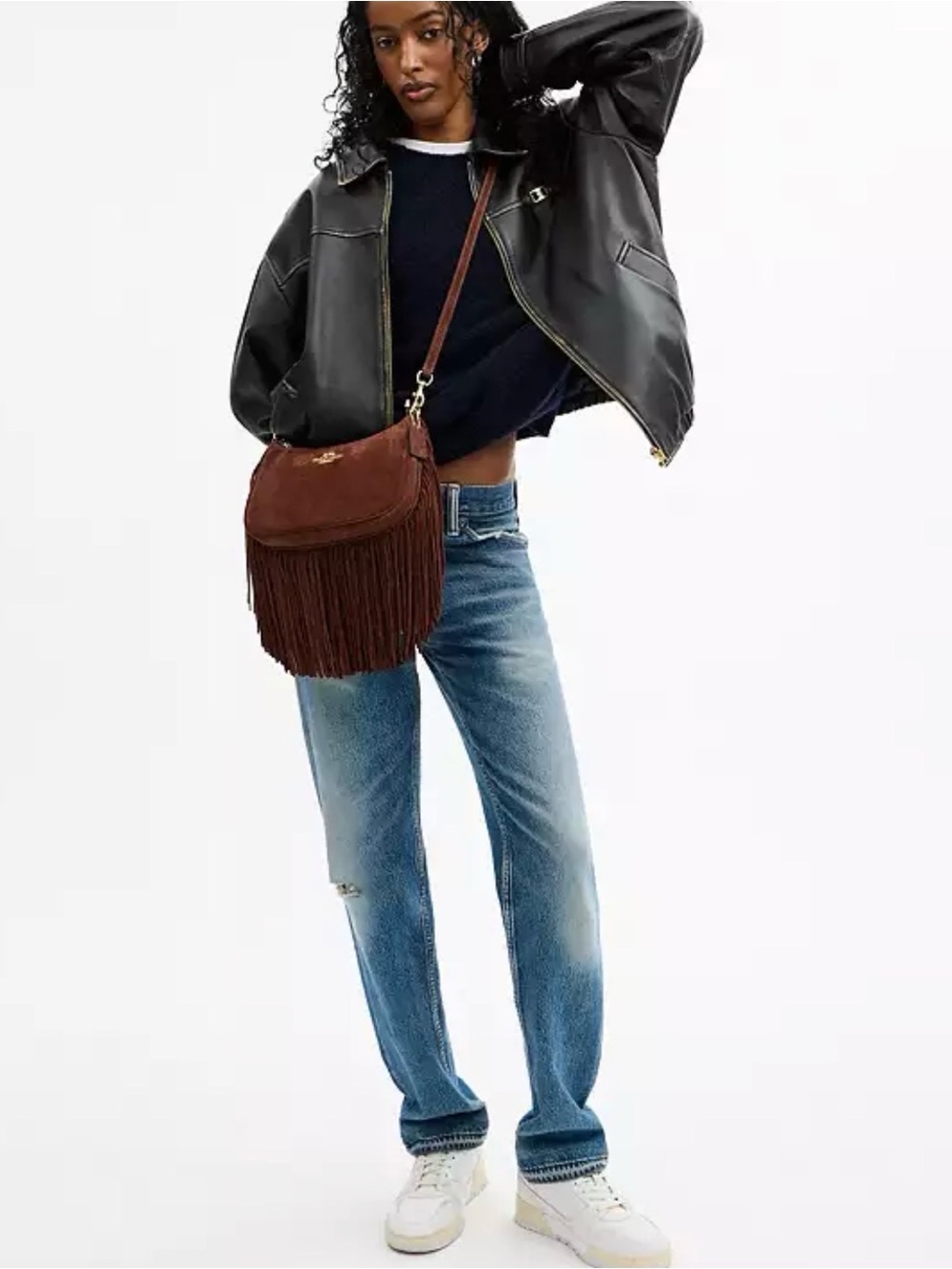 Coach Fringe Suede Teri Bag - New - Picture 3 of 10